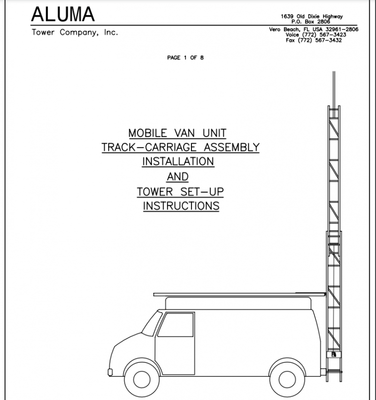 Vehicle Mounted Towers Archives Aluma Tower Company, Inc