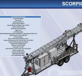 scorpion unguyed telescoping tower system
