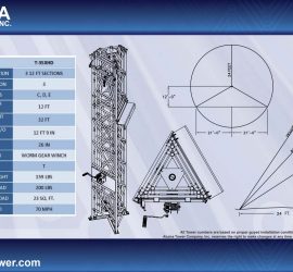 t-35 telescopic guyed tower