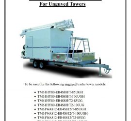 trailer tower setup instructions for unguyed towers