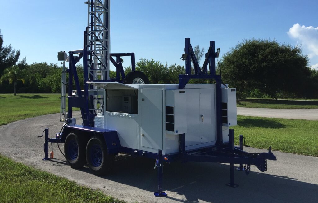 TM 55-90 mobile tower close up